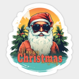 Happy Christmas in July Sticker